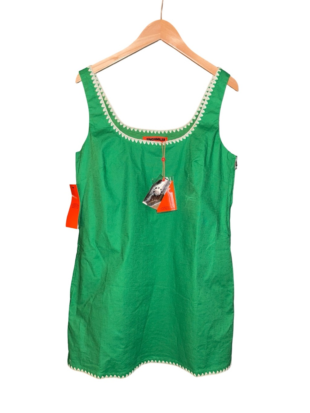 SIMONMILLER
SAHARA EMBROIDERED LINEN DRESS - GRASS
Green NWT